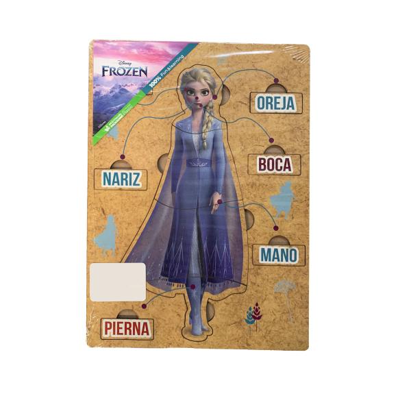 Rompecabezas de Madera Partes del Cuerpo Frozen 3a+ (COD000742)