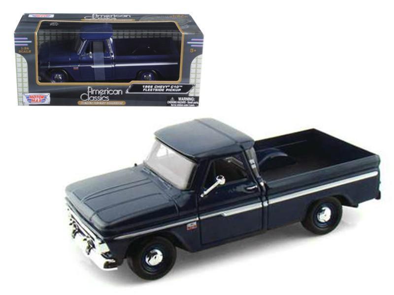 Carro 1:24 Chevy C10 1966 Fleeyside Pickup 3a+