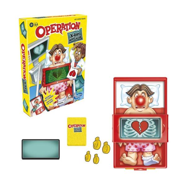 Hasbro Games - Juego de Mesa Operando Rayos X 4a+