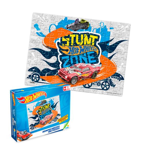 Hot Wheels Rompecabezas 100pzs 6a+