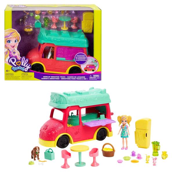 Polly Pocket Camión de Licuados 4a+