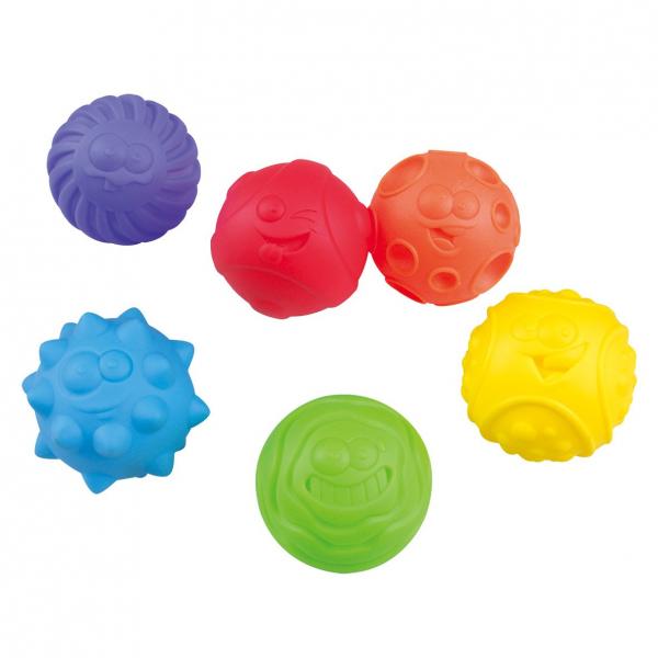 Bolitas Multicolor con Textura 6m+