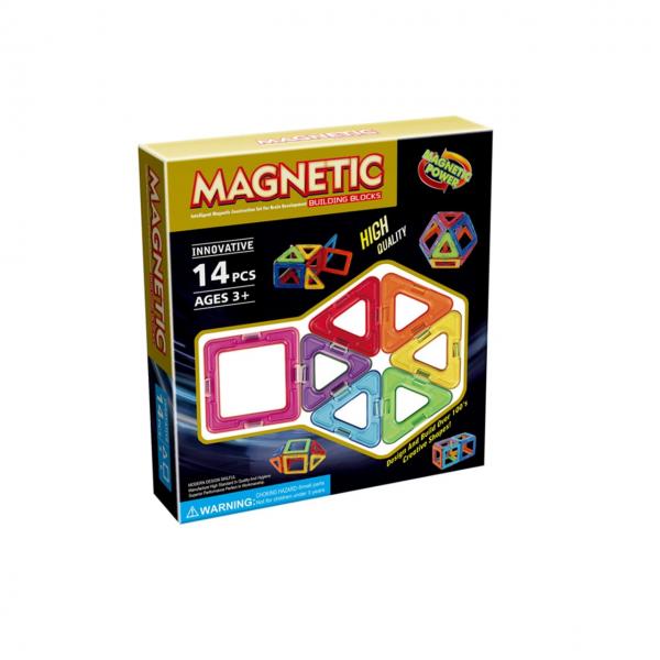 Bloques de Construcción Magnéticos 14pzs 3a+(432085)