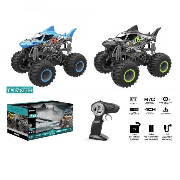Carro R/C Crazon 333 Spirit Beast Big Shark Surt/2 3a+ (441254)
