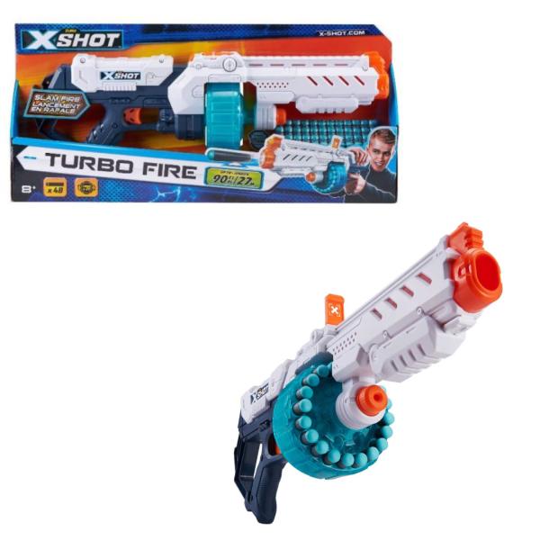 Lanzador de Dardos de Espuma XShot Turbo Fire 8a+