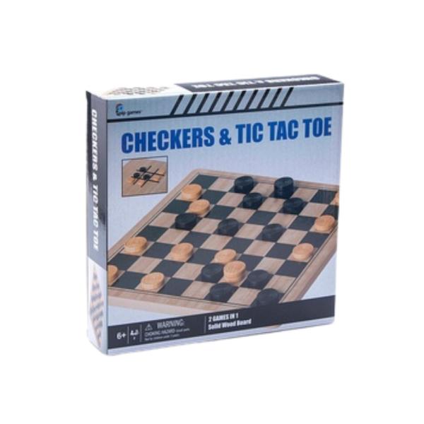 Juego de Mesa Damas ChinaSurt/Tic Tac Toe 6a+