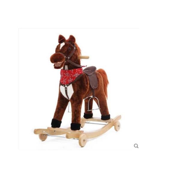 Caballo Mecedor Montable Color Café /Movimientos y Sonidos 3a+ (33969)