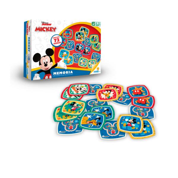 Juego Memoria la Casa de Mickey Mouse 72pzs 3a+