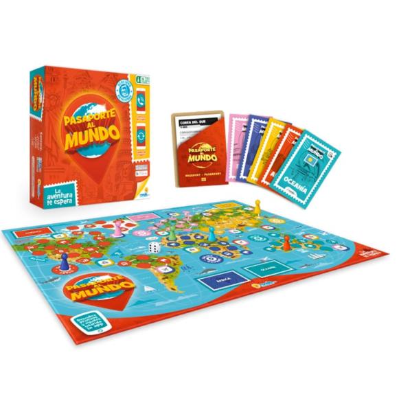 Juego de Mesa Pasaporte al Mundo 8a+