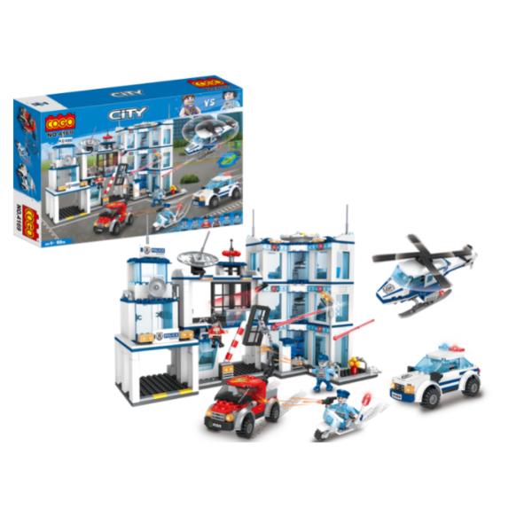 Estación de Policía con Vehículos 950pzs 6a+