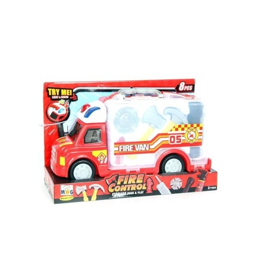 [WW661175] Carro de Bomberos Fire Control C/Accesorios 8pzs 3a+ (436052)