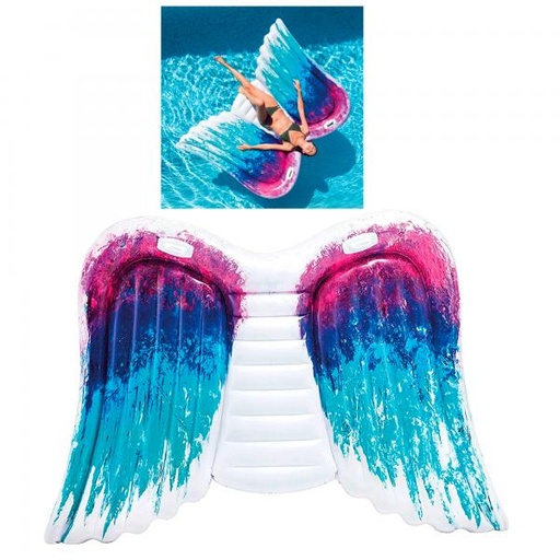 [INT58786] Colchon Inflable para Piscina Alas de Ángel 2.51mx1.60m