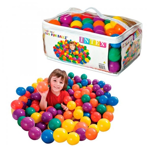 [INT49602] Bolas para Playground en Bolsa 100u 6.5cm