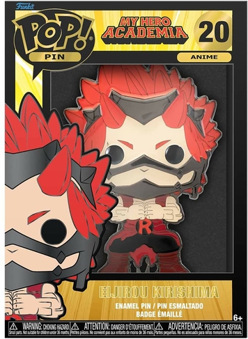 [FK40108] Figura 2D Funko Pop! Pin (20) My Hero Academia Eijiro Kirishima 6a+