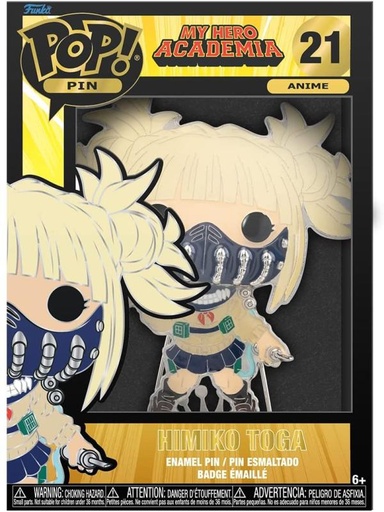 [FK40280] Figura 2D Funko Pop! Pin (21) My Hero Academia Himiko Toga 6a+