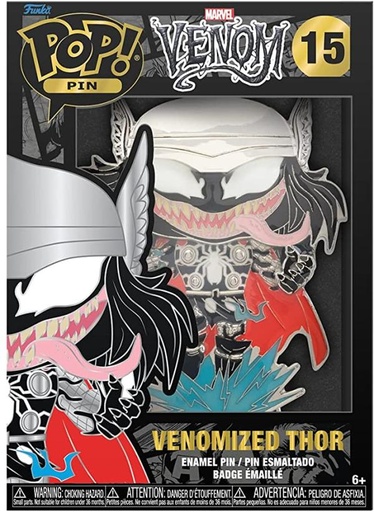 [FK40066] Figura 2D Funko Pop! Pin (15) Thor Venomizado 6a+