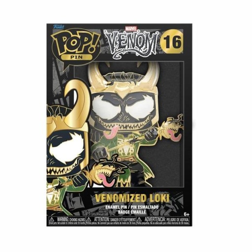 [FK40067] Figura 2D Funko Pop! Pin (16) Loki Venomizado 6a+