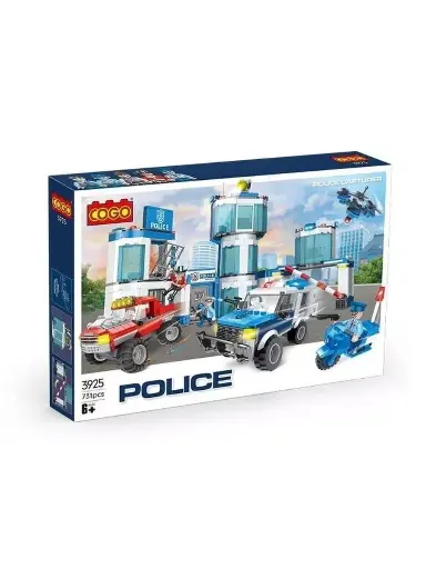 [CO3925] Bloques de Construcción Policia 731pzs