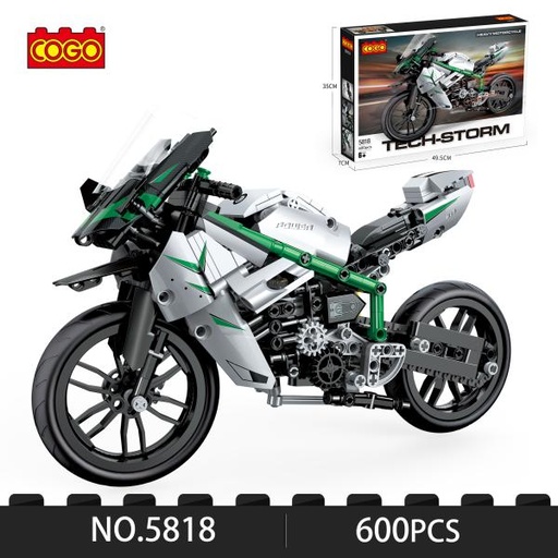 [CO5818] Motocicleta Heavy Armable TechStorm 600pzs 6a+