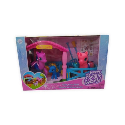[GIG51420] Establo con Ponys y Accesorios 3a+