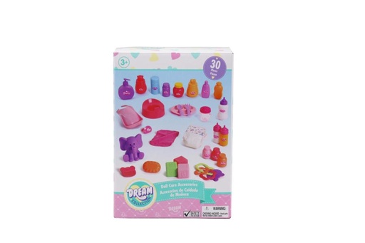 [GIG65314] Accesorios de Cuidado de Muñeca Dream Collection 30 pza 3a+