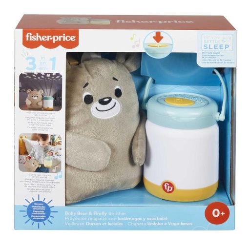 [MTGRR00] Fisher Price /  Osito Y Proyector De Luces De Luciérnaga 0m+