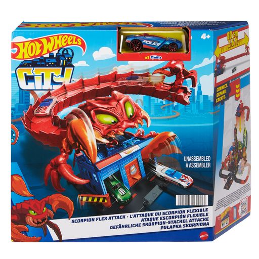 [MTHDR32] Hot Wheels City Ataque Escorpion 4a+
