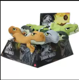 [MTHHB22] Peluche Dinosaurio Jurassic World Mini con Sonidos Surtido de 3 / (Se Venden por Separado)