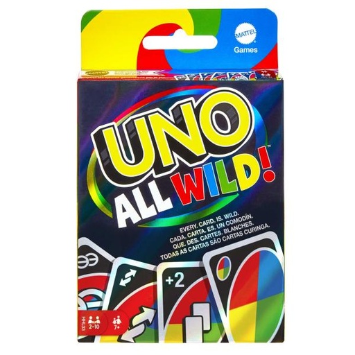 [MTHHL33] Mattel Games - Juego Uno All Wild 3a+