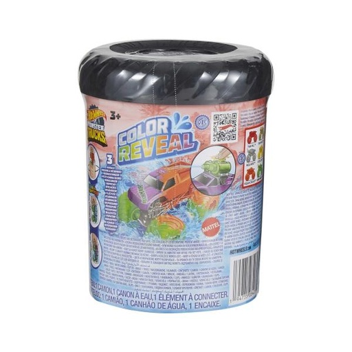 [MTHJF39] Hot Wheels Vehículos Monster Trucks Color Reveal 3a+ (venta individual)