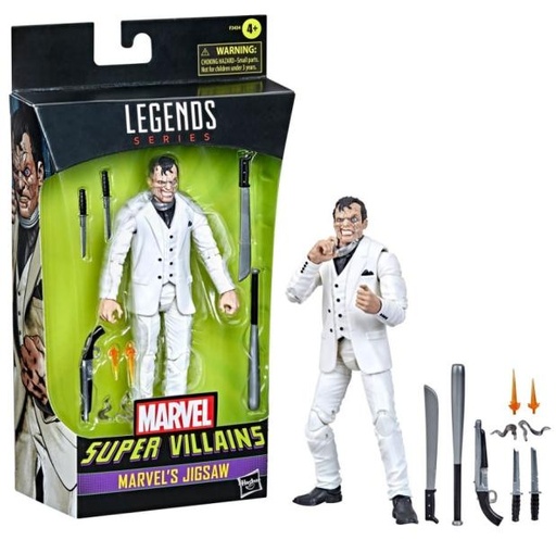 [HBF3434] Figura Marvel Legend Super Villanos Marvel´s Jigsaw 4a+