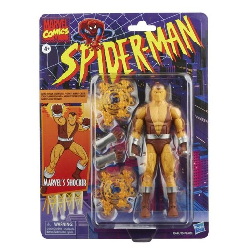 [HBF3694] Figura Marvel Comics Spiderman Marvel´S Shocker 4a+