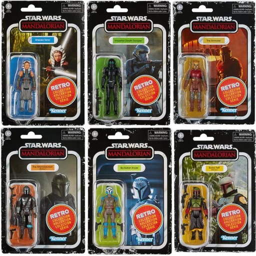 [HBF4200] Mini Figuras Star Wars Serie Retro Blister 4a+ / Surtido de 6 / Se venden por separado