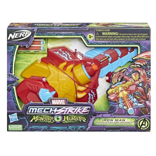 [HBF4378] Marvel Monster Hunters Escudo Lanzador Iron Man 5a+