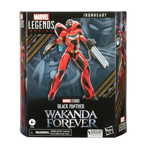 [HBF5783] Figura Marvel Legends Black Panter Wakanda Forever Iron Heart 4a+