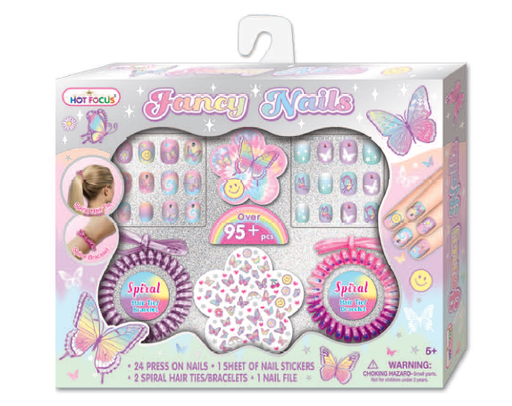 [HF039TB] Set para Decorar Uñas de Mariposa 5a+