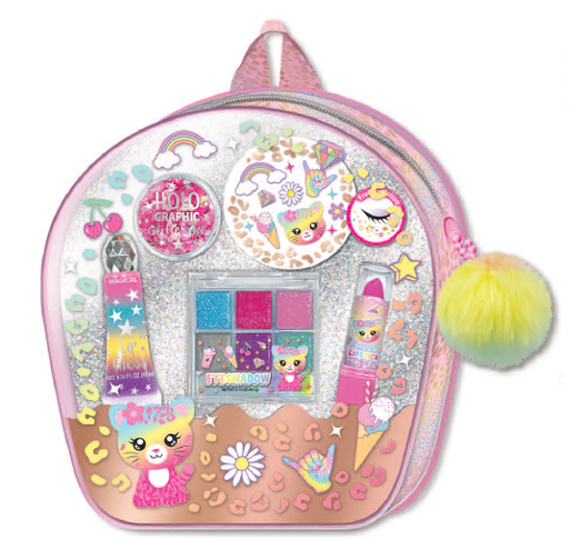 [HF141LP] Bolsita de Belleza Leopardo 8a+