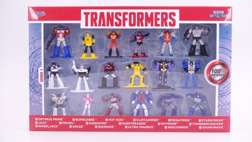 [JA33452] Set de 18 Figuras Transformers Nano Metalicas 3a+