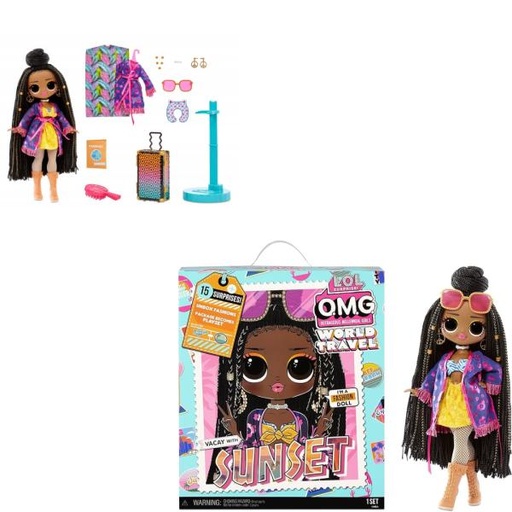 [MG576020] Muñeca L.O.L Surprise O.M.G World Travel Surt/3 3a+(576587-70-9768)