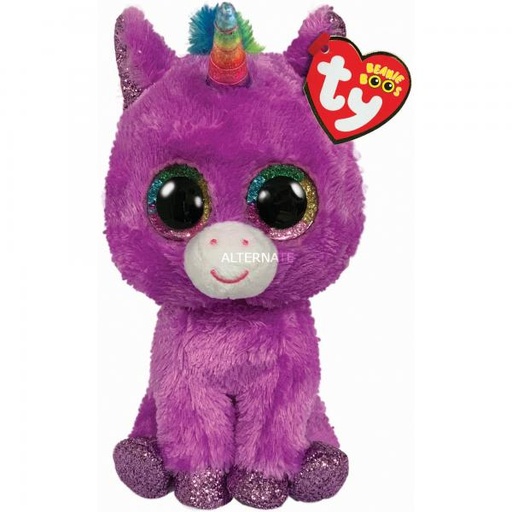 [BTTY36328] Peluche Beannie Boos Regular Unicornio Purpura Rosette Regular