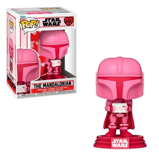[FK60126] Figura Funko Pop! (495) Star Wars The Mandalorian 3a+