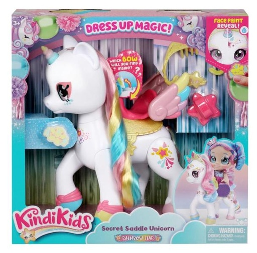 [BT50247] Unicornio Kindi Kids con Silla Secreta 3a+