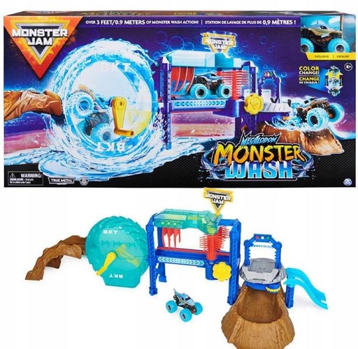 [BT6060518] Monster Jam Set Megalodon Monster Wash 4a+