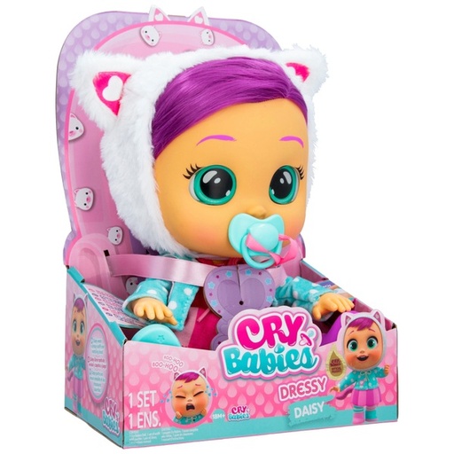 [BT81925] Cry Babies Dressy Daisy Llora Lagrimas de Verdad 18m+