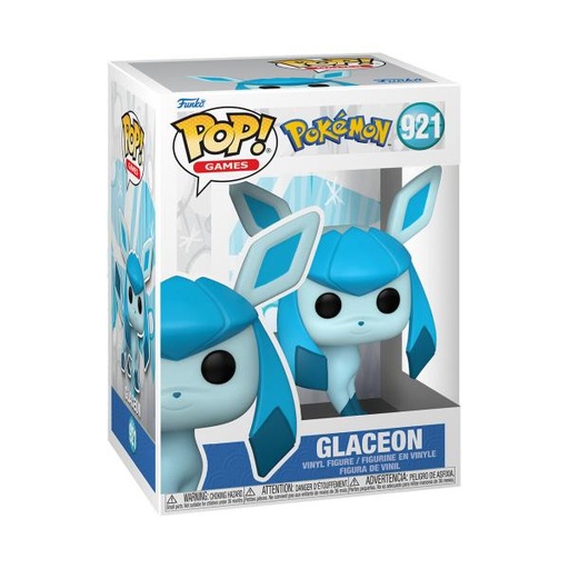 [FK62270] Figura Funko Pop! Games Pokémon (921) Glaceon 3a+