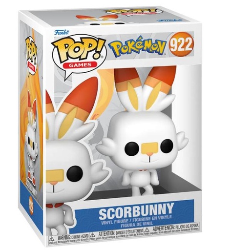 [FK62271] Figura Funko Pop! Games Pokémon (922) Scorbunny 3a+