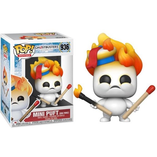 [FK48492] Figura Funko Pop! Movies Ghostbusters (936) Mini Puft On fire 3a+