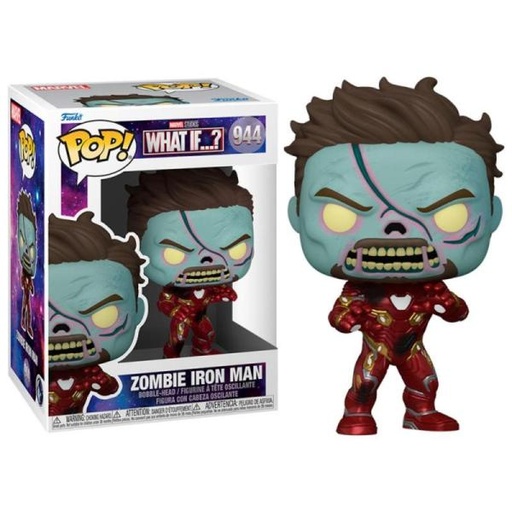 [FK57379] Figura Funko Pop! Marvel (944) What If…? Zombie Iron Man 3a+