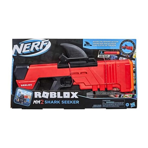 [HBF2488] Lanzador HASBRO Nerf Roblox MM2 Shark Seeker 8a+