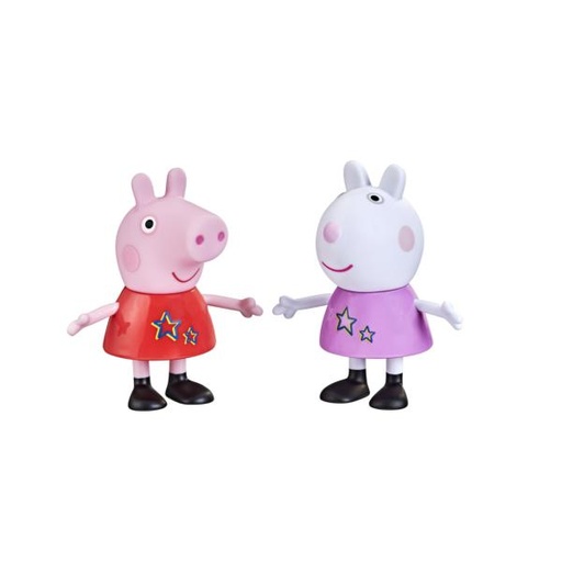 [HBF3655] Figuras Articuladas Peppa Surtido de 2 ( Se venden por separado) 12.7 cm 3a+
